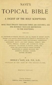 cover - Nave's Topical Bible